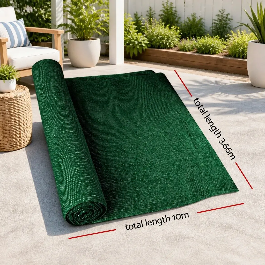 Shade Cloth 3.66x10m Roll 50% Sun Block UV-Stabilised Garden Greenhouse Mesh