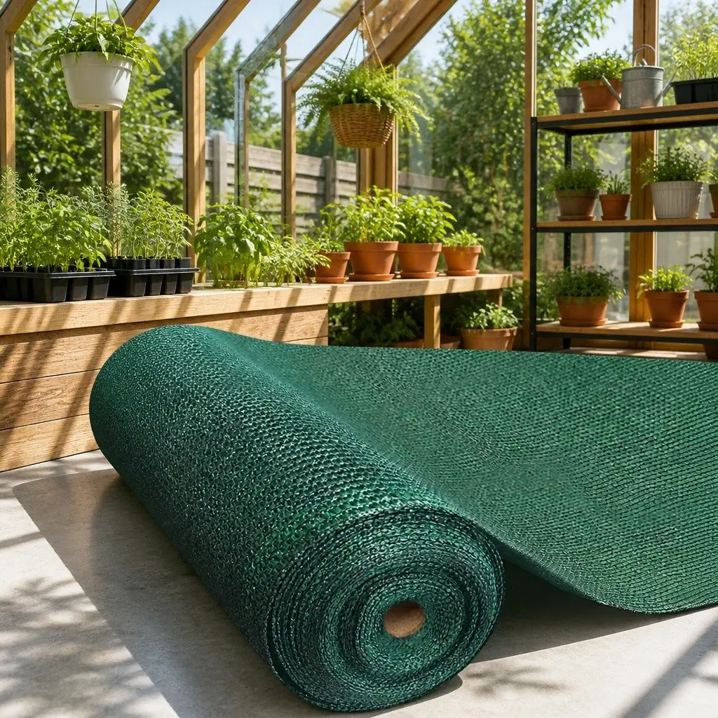 3.66x10m Green Shade Cloth Roll