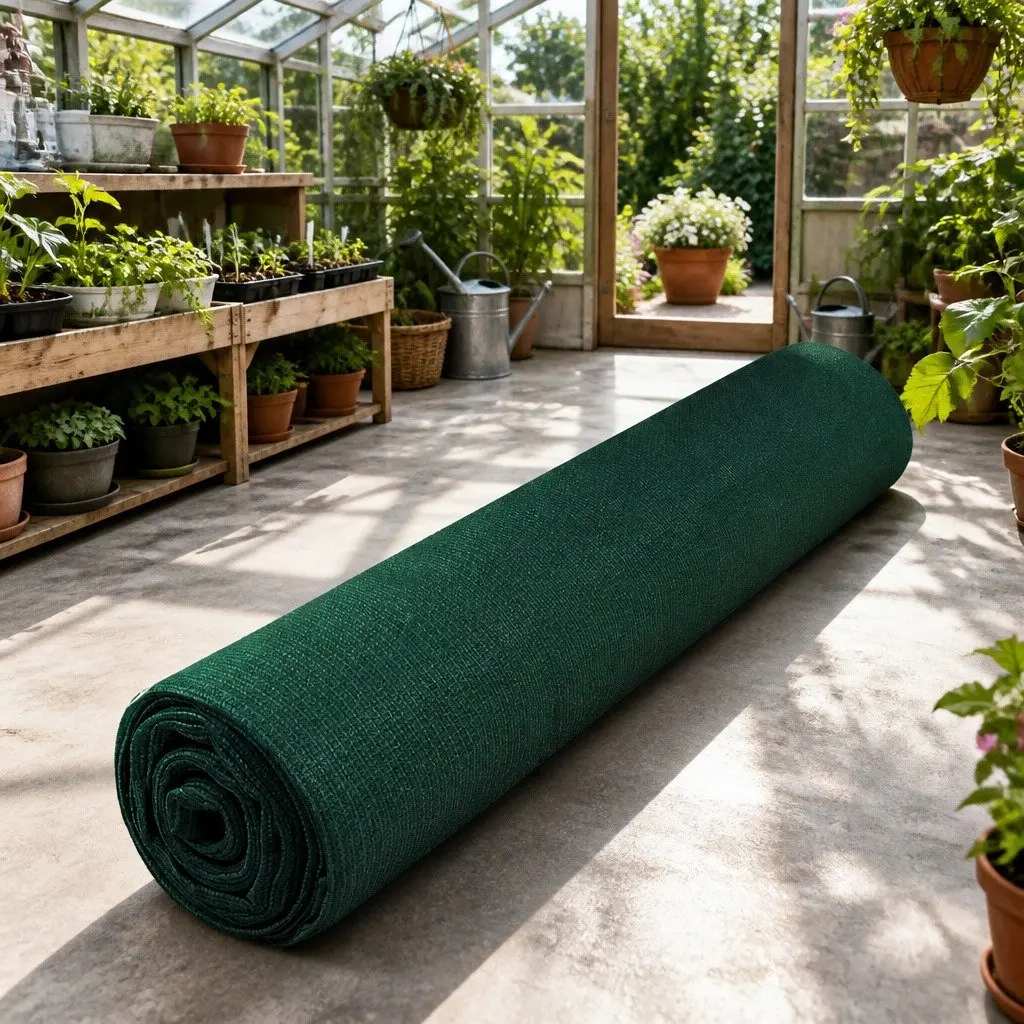 3.66x10m Green Shade Cloth Roll