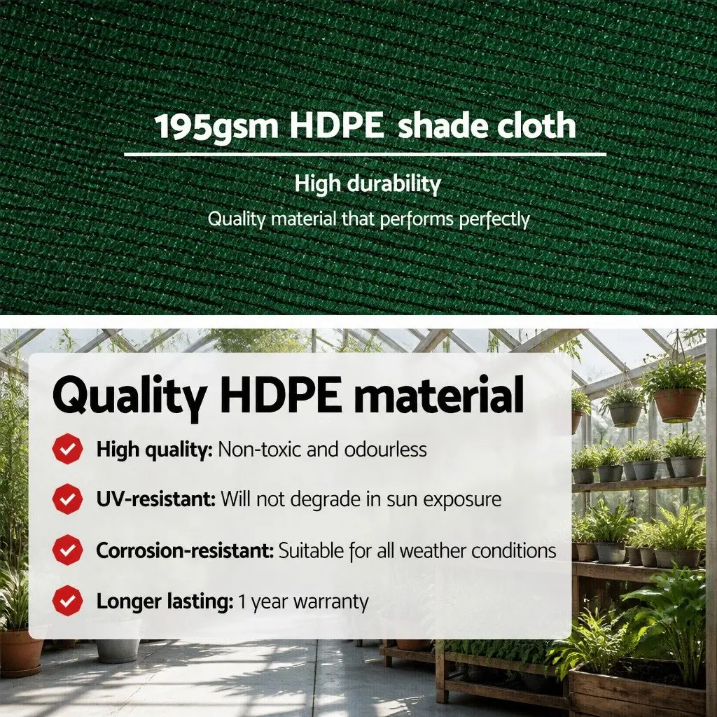 3.66x10m Green Shade Cloth Roll