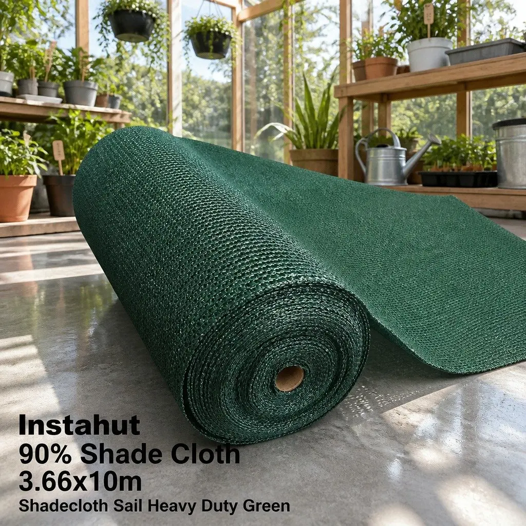 3.66x10m Green Shade Cloth Roll