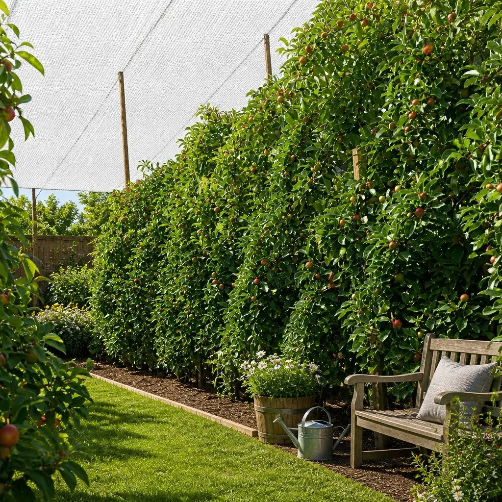 Shade Cloth for Garden 3.66x10m UV Protection White Knitted Fabric 30% Shade Block