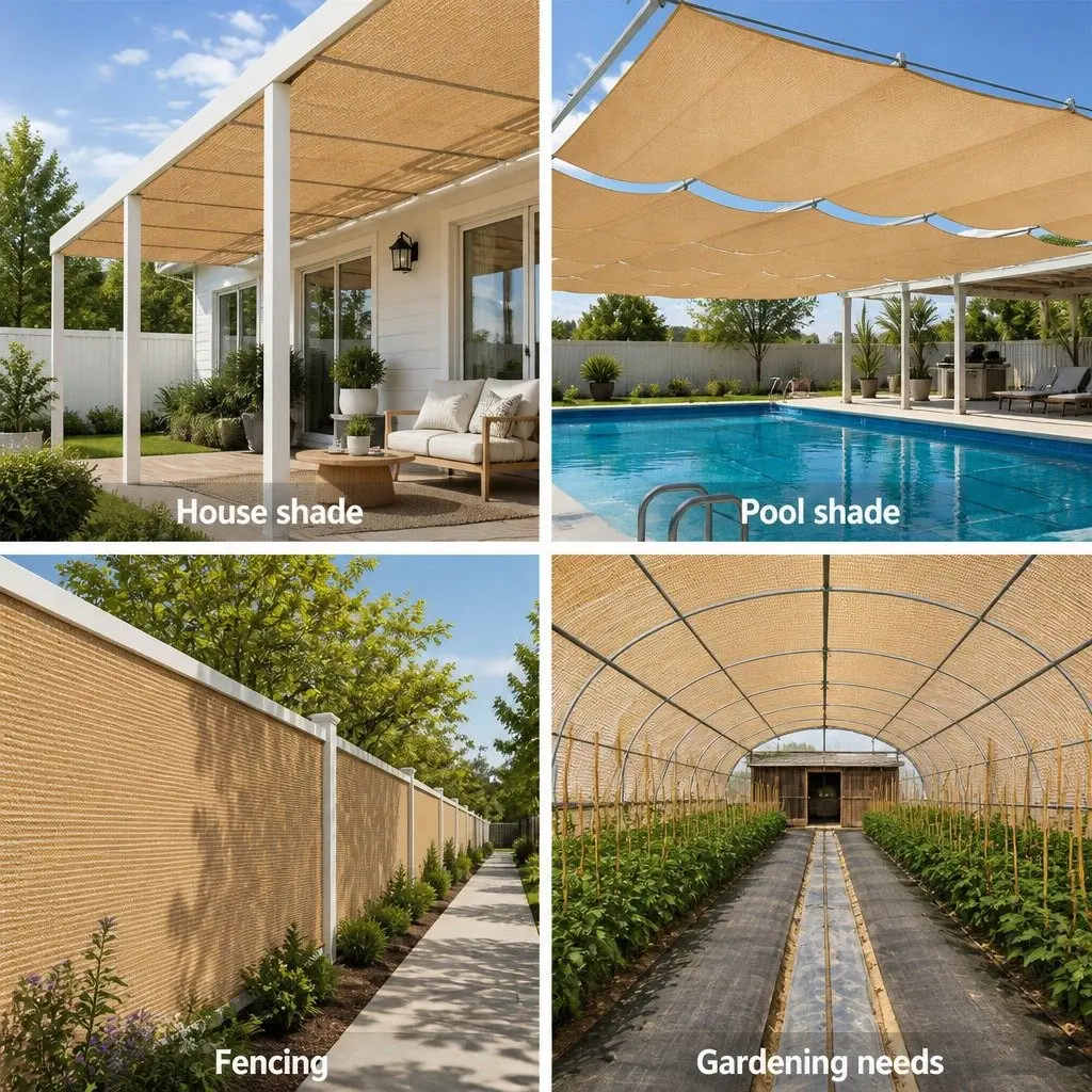 3.66m x 20m Heavy Duty Shade Cloth, 50% Block