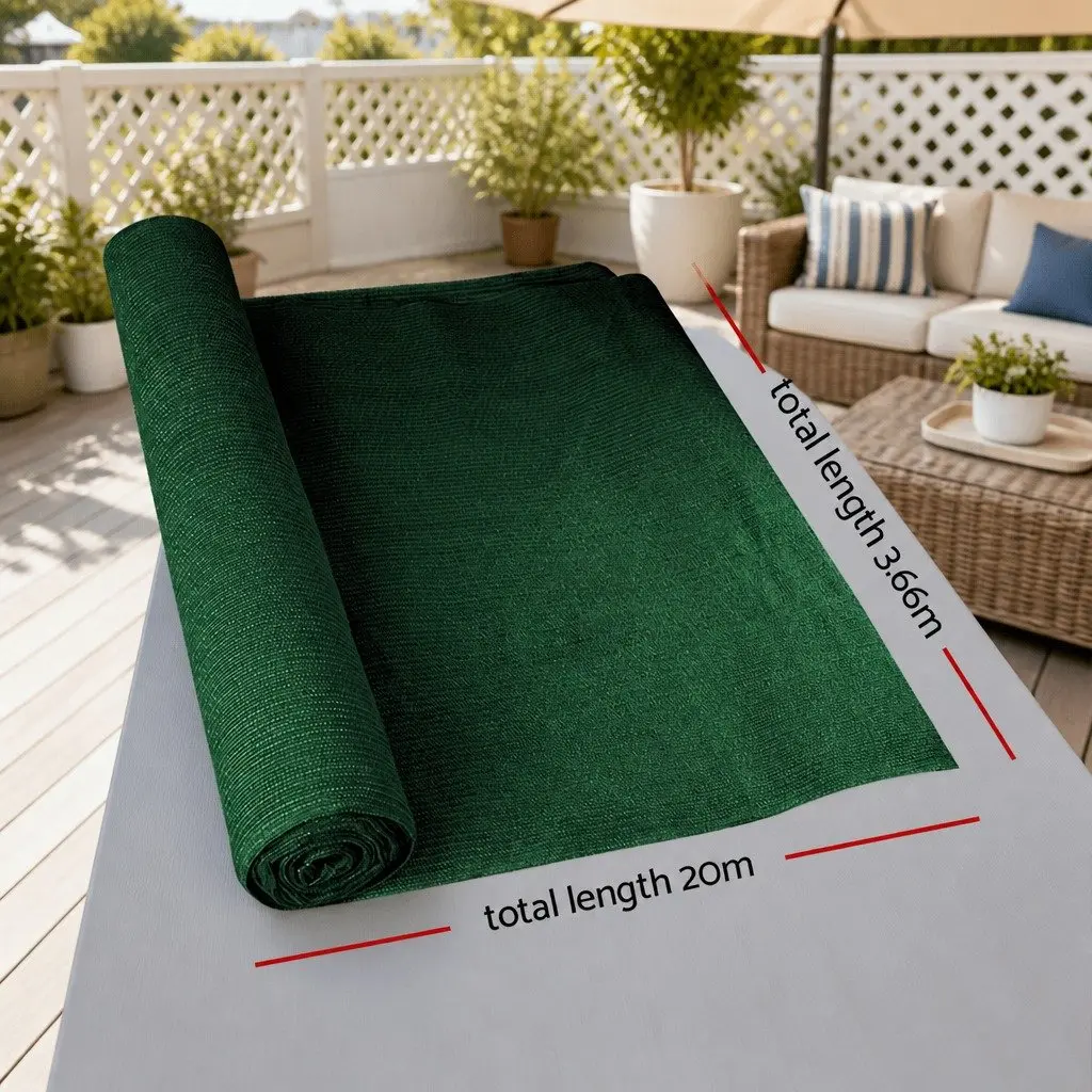 Shade Cloth 50% Garden Mesh Roll 3.66m x 20m for Greenhouse and Agricultural Use