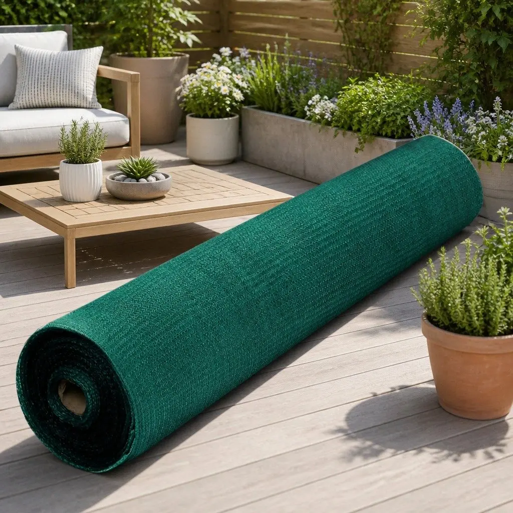 Shade Cloth Garden 3.66m x 20m 30% UV Block Green Heavy