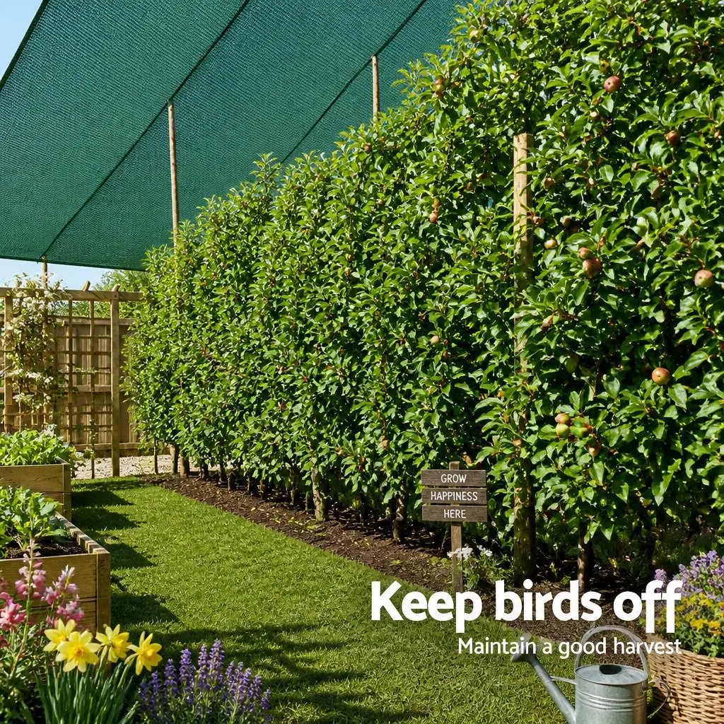 Shade Cloth Green 50% UV Block 3.66m x 30m for Garden Greenhouse Agricultural Use