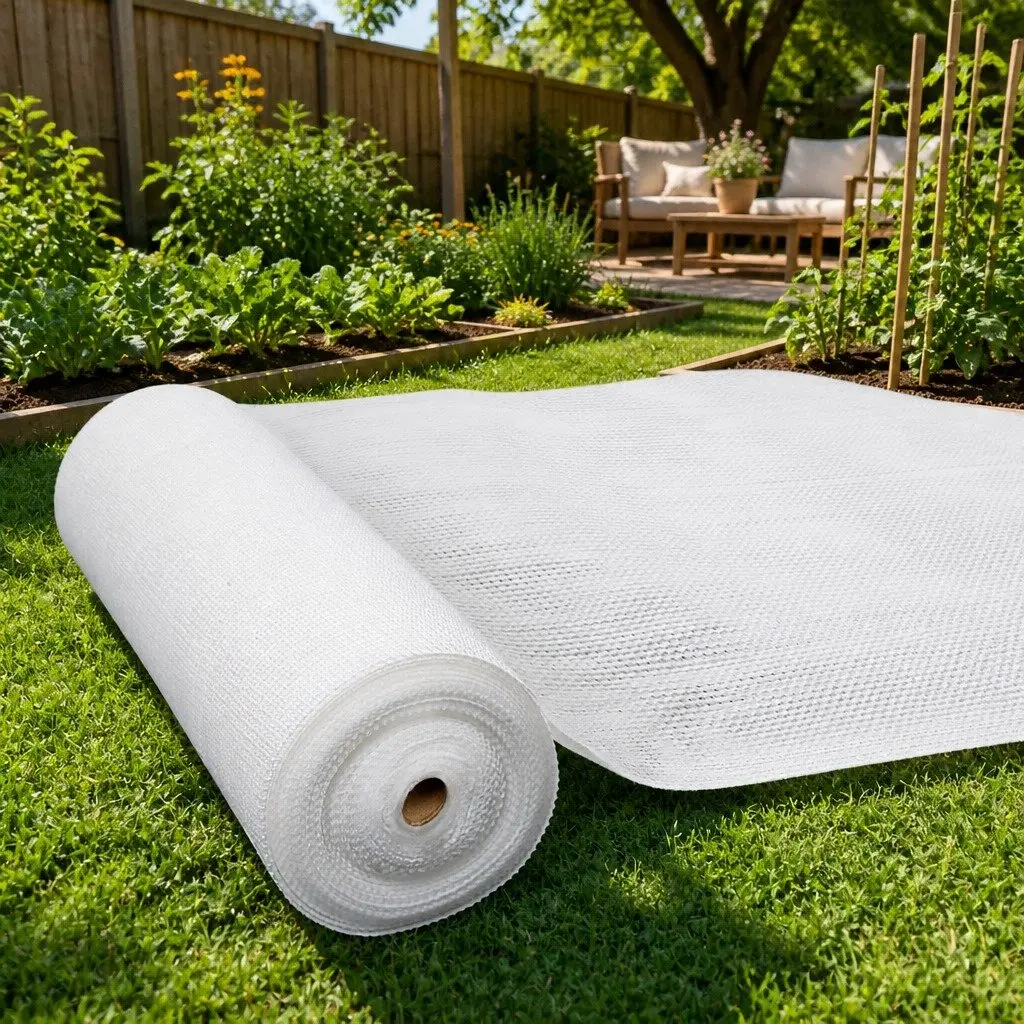 Shade Cloth for Greenhouse Garden 3.66m x 30m 50% UV Block Heavy Duty White