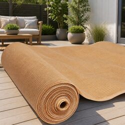 3.66m x 30m UV-Stabilised Shade Cloth Roll, Beige