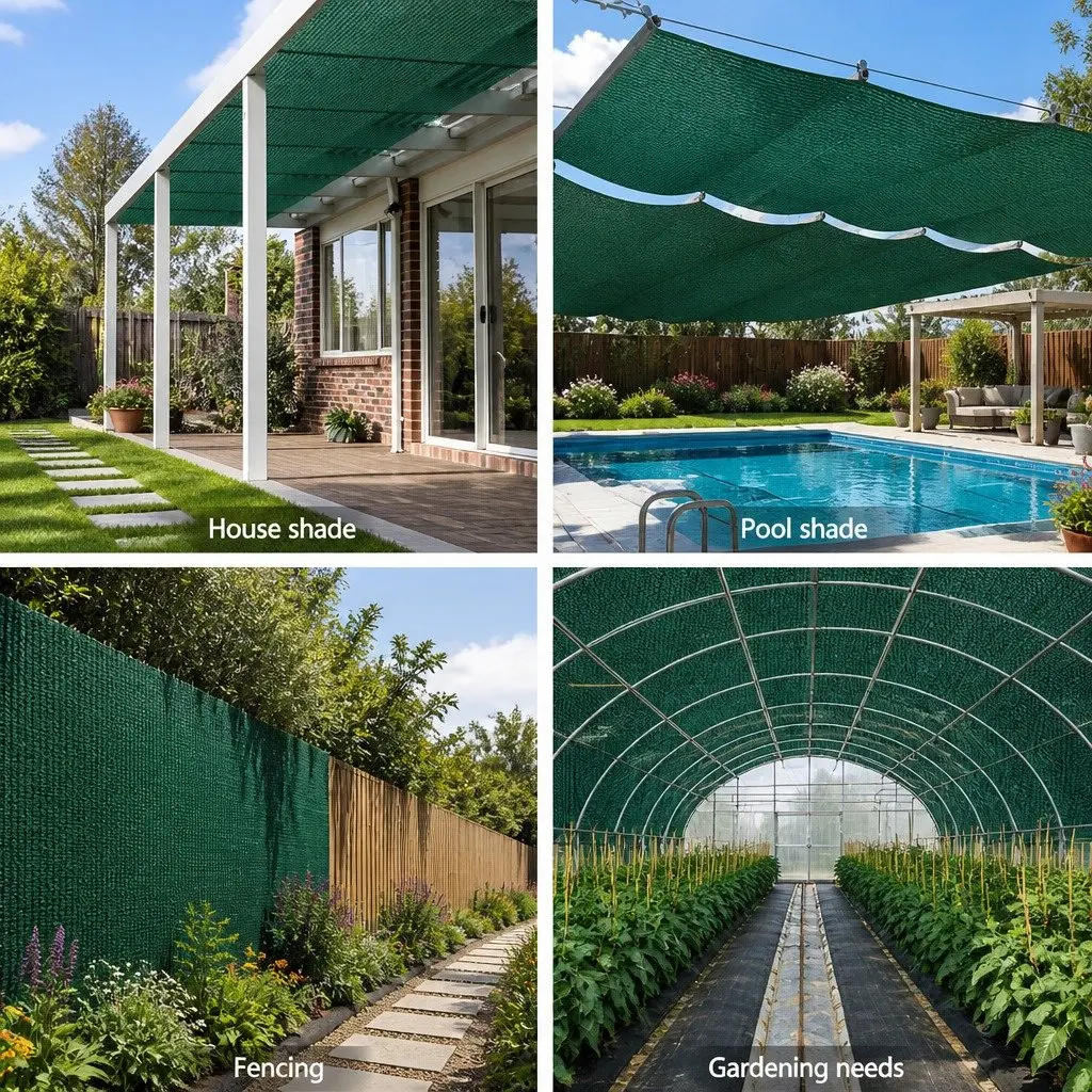 Shade Cloth Green 3.66x30m 50% UV Block for Garden Greenhouse Agricultural Use