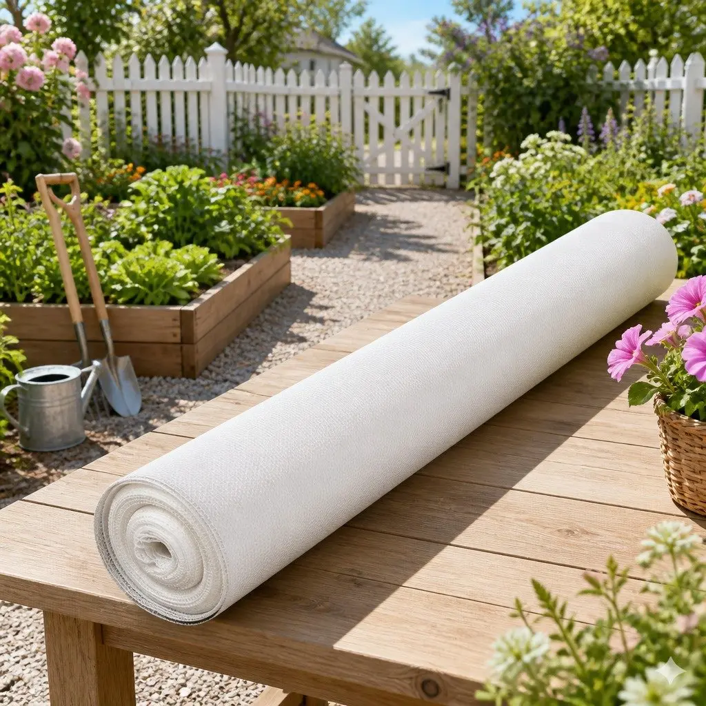 Shade Cloth for Garden 3.66m x 30m White Heavy Duty Knitted Fabric Roll