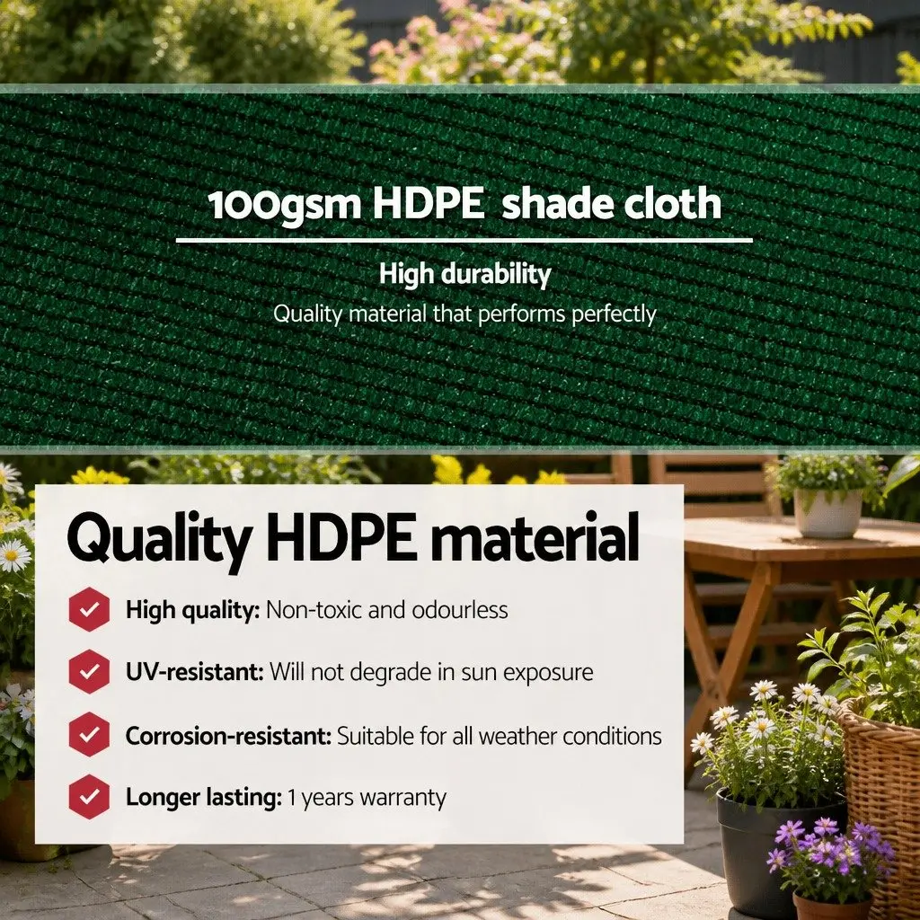 50% UV-Stabilised Shade Cloth 1.83m x 20m