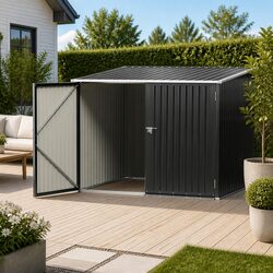 Specifications of Black Garden Shed 2.06x1.96M Outdoor Storage