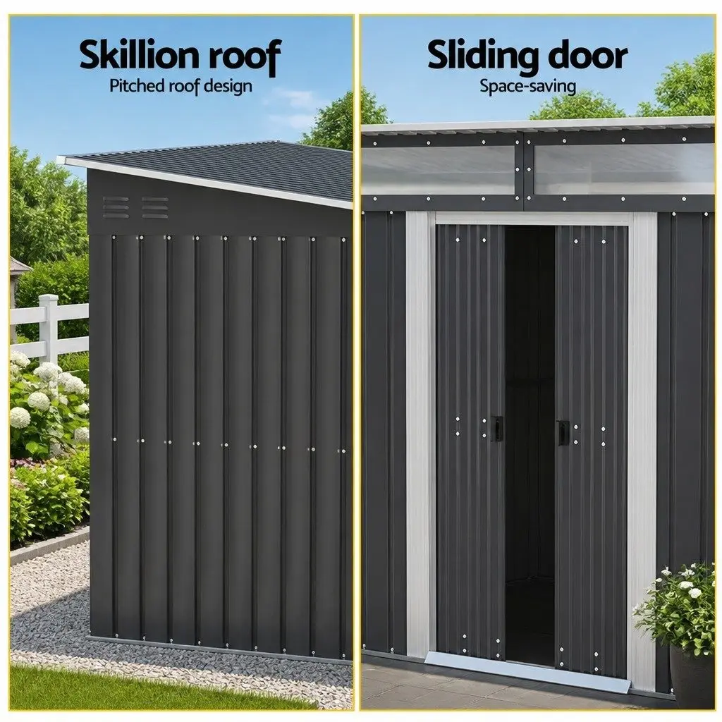 Garden Shed Outdoor Storage 2.60x1.95M Tool Workshop Shelter House