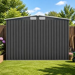 Specifications of 2.6x3.9M Metal Garden Shed for Storage