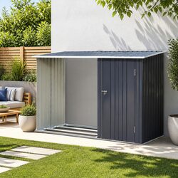 Specifications of 249x104cm Garden Shed with Steel Frame