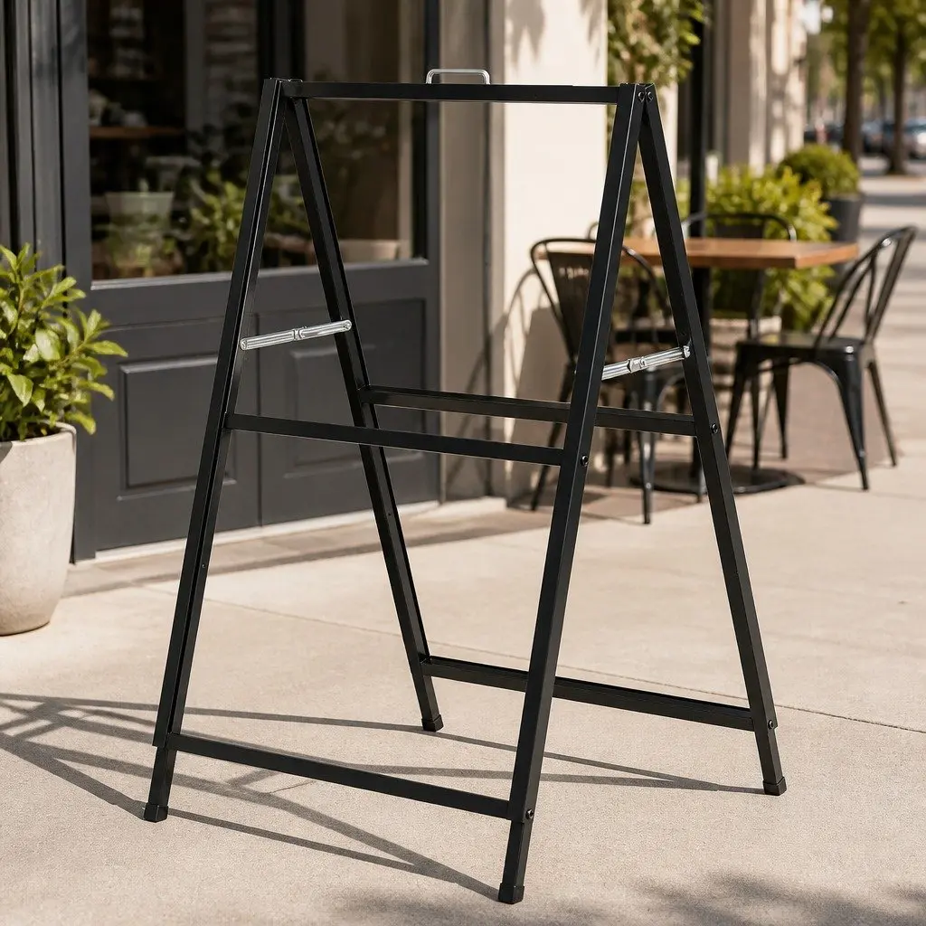 A1 Frame Sign Stand Double Sided Poster Display Board Outdoor Advertising