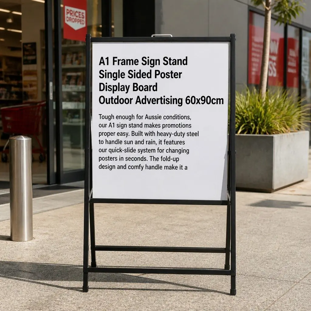 A1 Frame Sign Stand for Outdoor Use