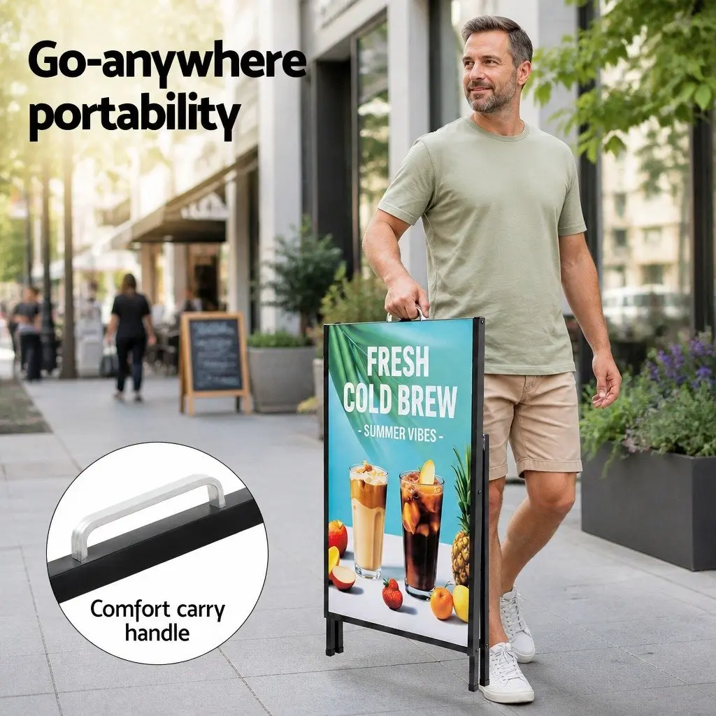 A1 Frame Sign Stand for Outdoor Use