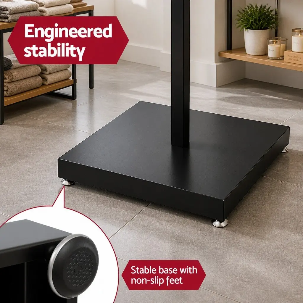 Pedestal Sign Holder Office Display Double Sided 65x90x166cm
