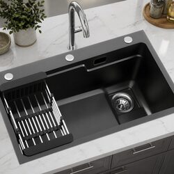 75x45cm Stainless Steel Kitchen Sink Specs and Features
