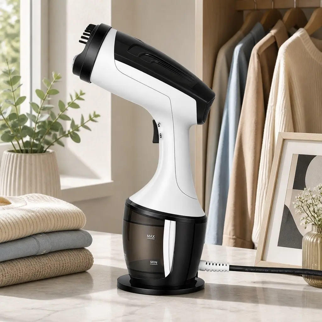 Handheld Garment Steamer 1500W Portable Fabric Care Fast Heat-Up Continuous