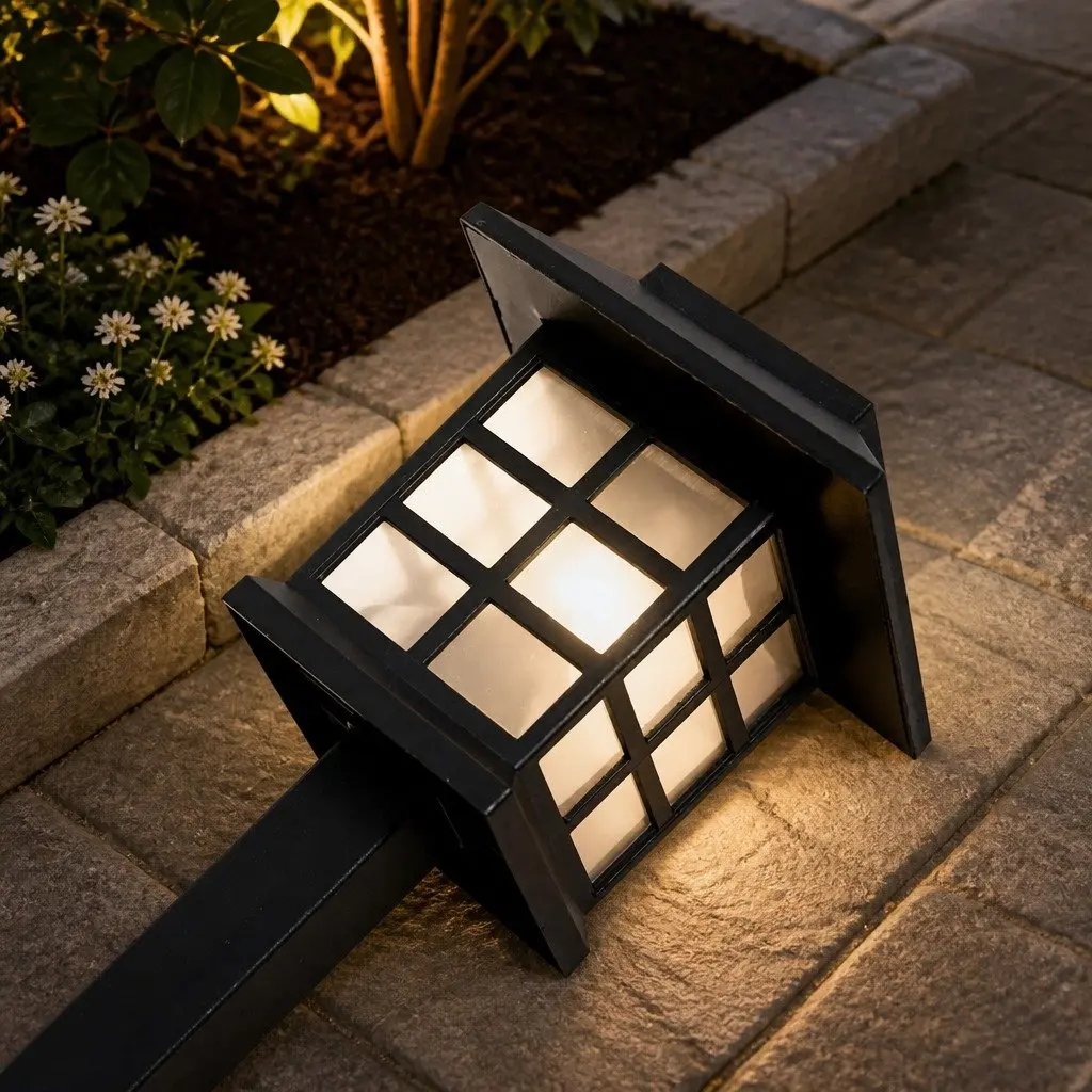 Solar Power Garden Lights 6 Pack LED Landscape Outdoor Pathway Yard Lighting