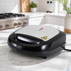 Compact 3-in-1 Sandwich Maker, Waffle Maker & Panini Grill