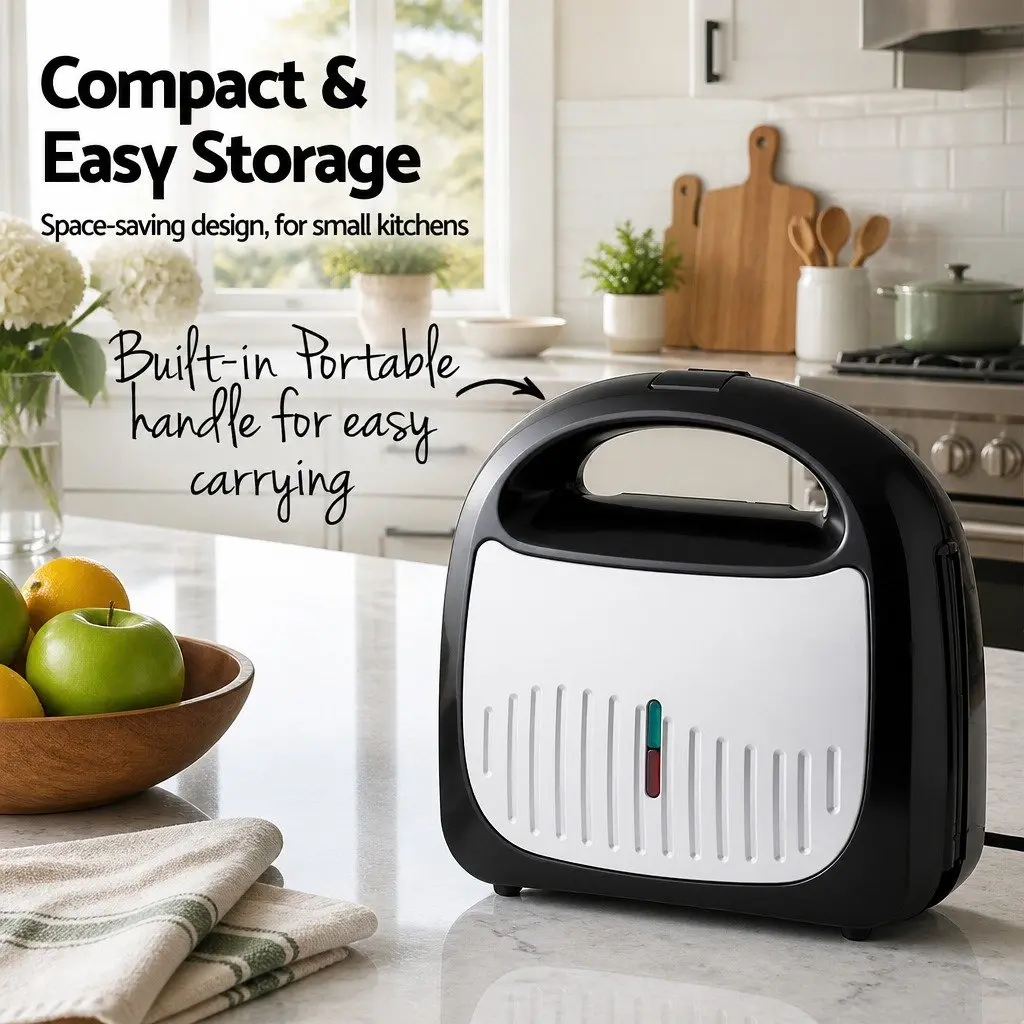 3-in-1 Sandwich Maker Kitchen Appliance for Breakfast 850W