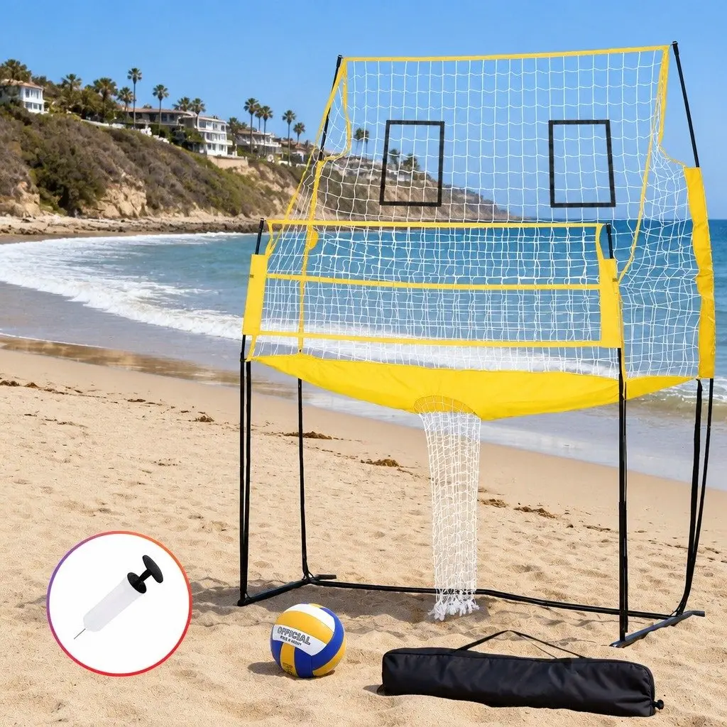 Volleyball Net Free-standing Adjustable Height Portable for Beach and Backyard 8ft