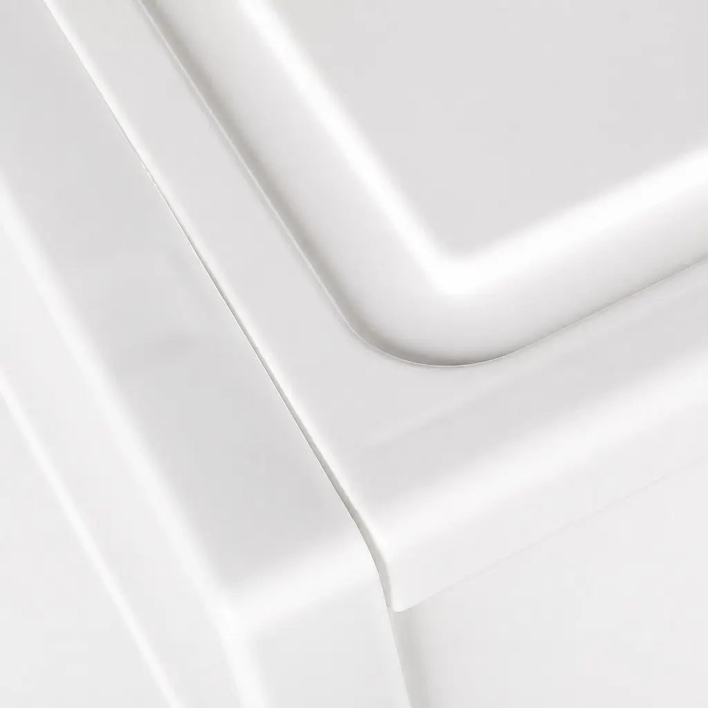 Storage Drawers Stackable Containers Large Capacity Organiser 4 Pack White