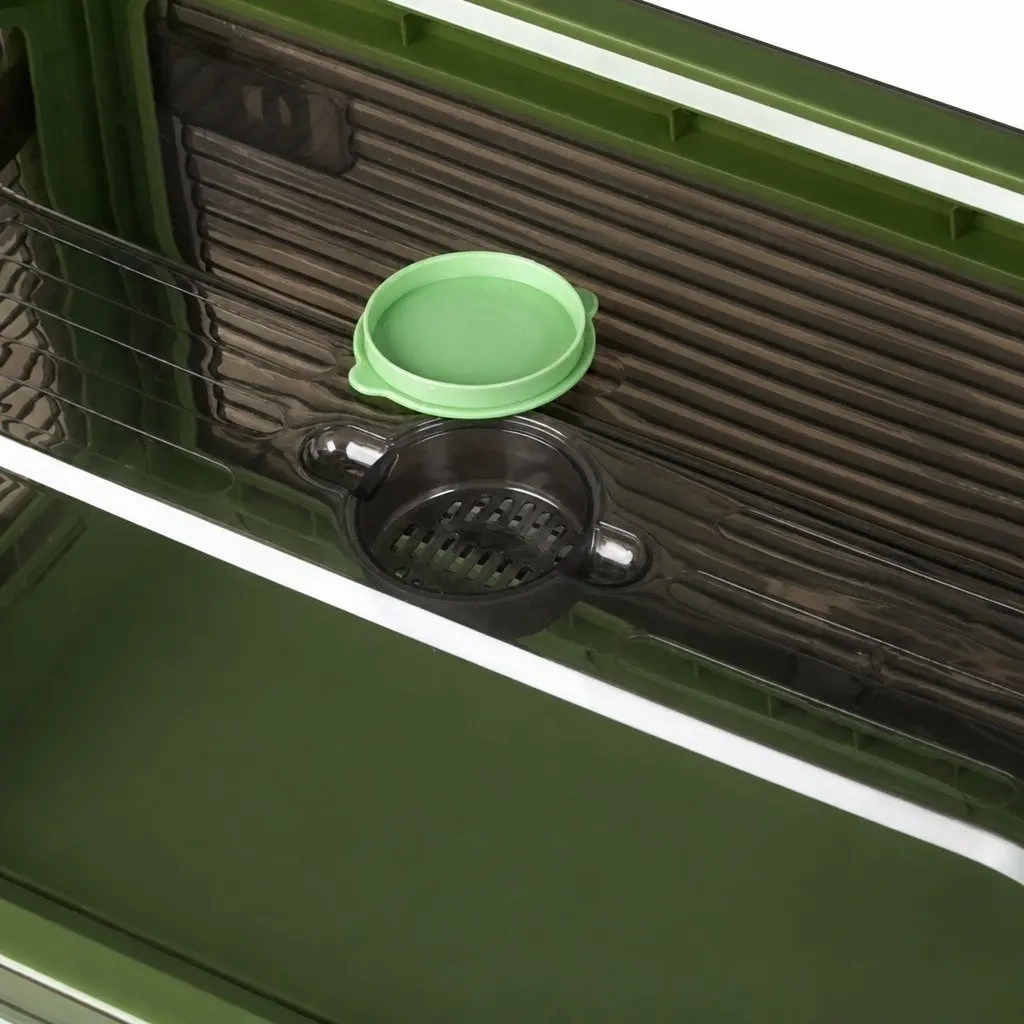 Stackable Storage Box Container for Home Organization 55L Green