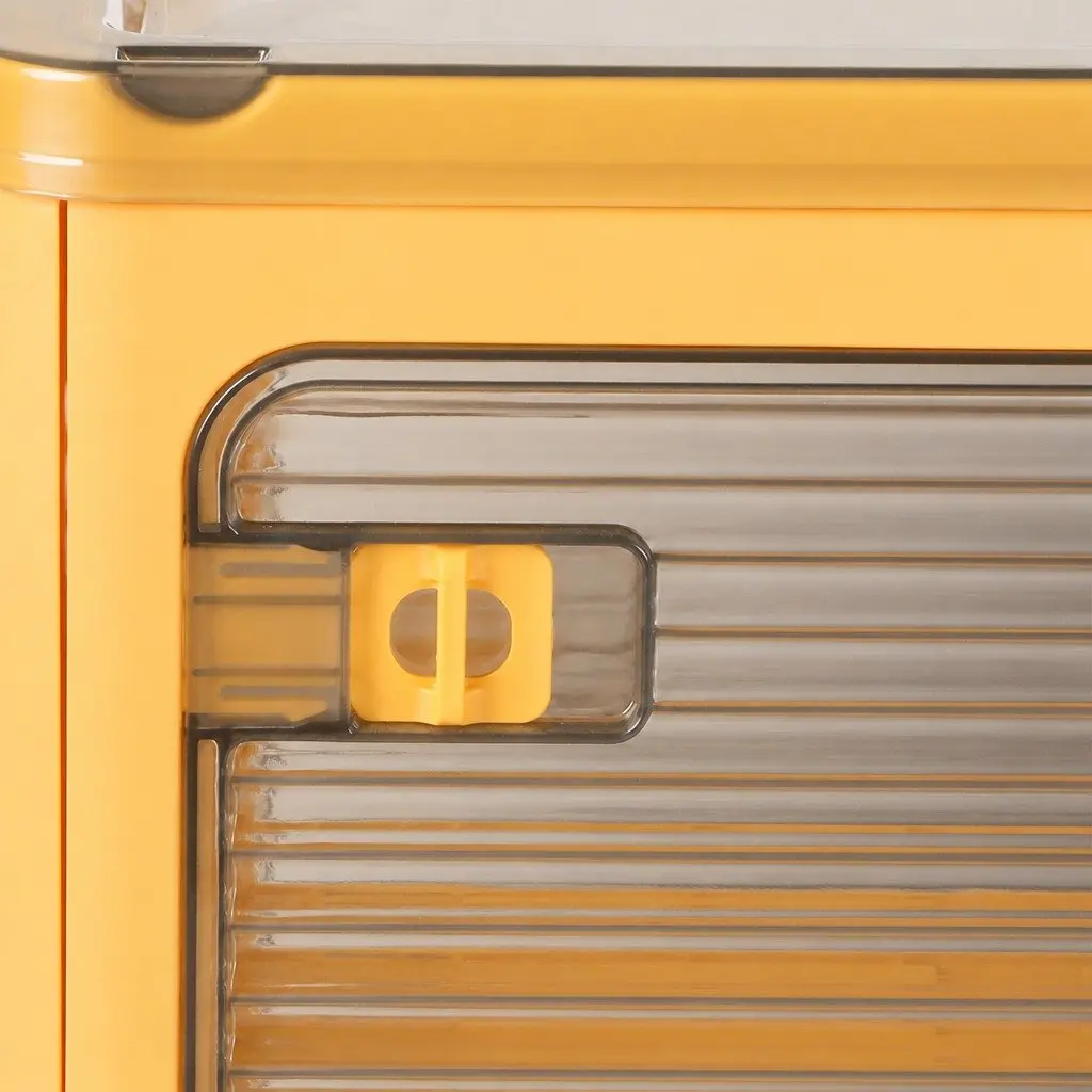 Stackable Storage Container for Home Organization Small Orange