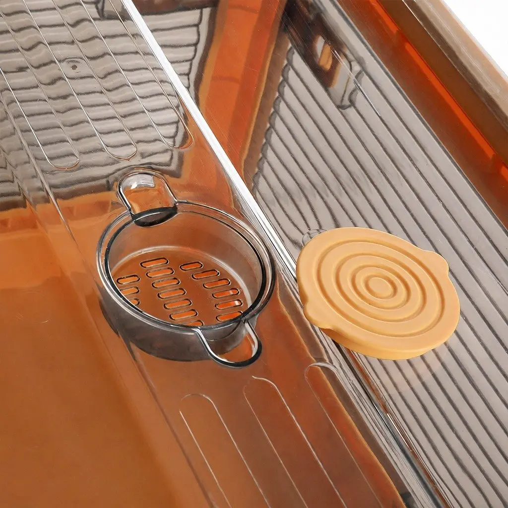 Stackable Storage Container for Home Organization Small Orange