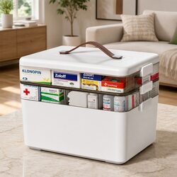 Dimensions and Details of the Three-Layer Medicine Organizer