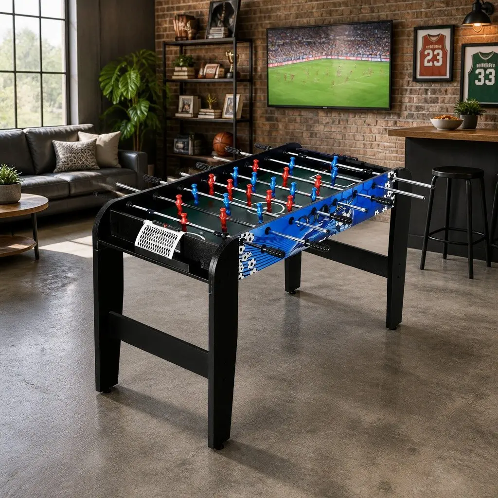 4FT Foosball Soccer Table Home Family Game Party Entertainment Playroom Activity