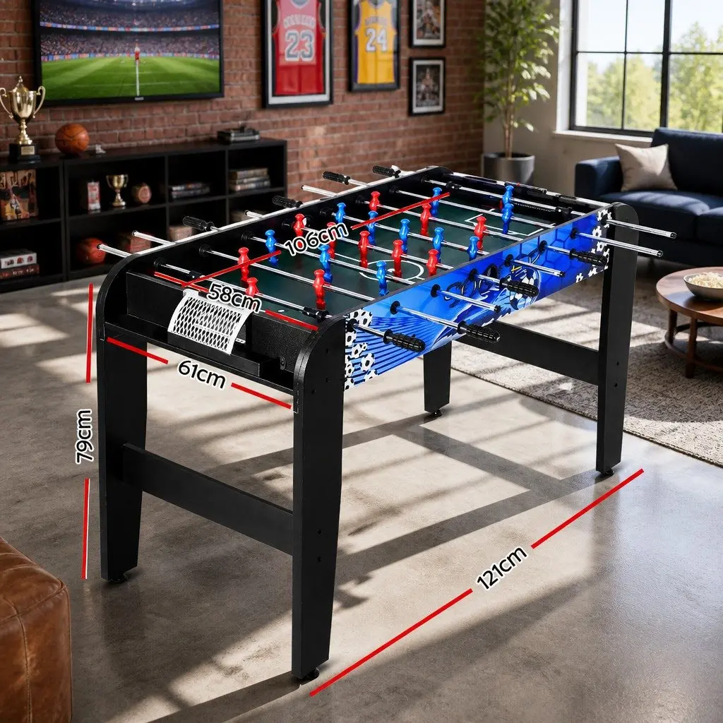 4FT Foosball Soccer Table Home Family Game Party Entertainment Playroom Activity
