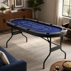 8 Player Poker Table: Dimensions, Materials and Features
