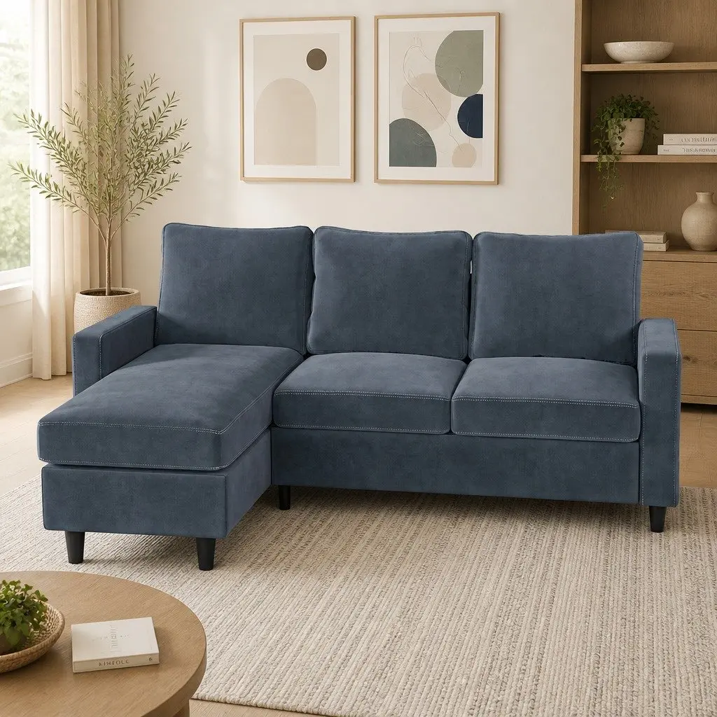 L-Shaped Sectional Sofa Lounge Set