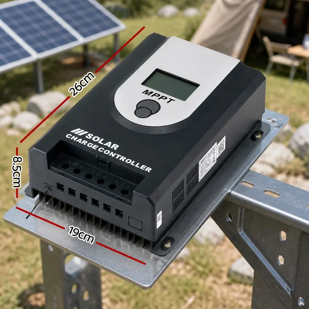 50A MPPT Solar Charge Controller 12V 24V Auto Battery Regulator Bluetooth