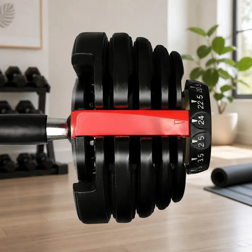 Adjustable Dumbbell Set Home Gym Training 24kg