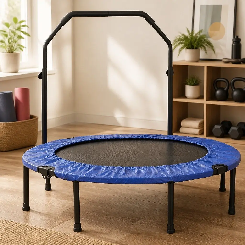 40 Inch Foldable Mini Trampoline Rebounder Fitness Bouncer Home