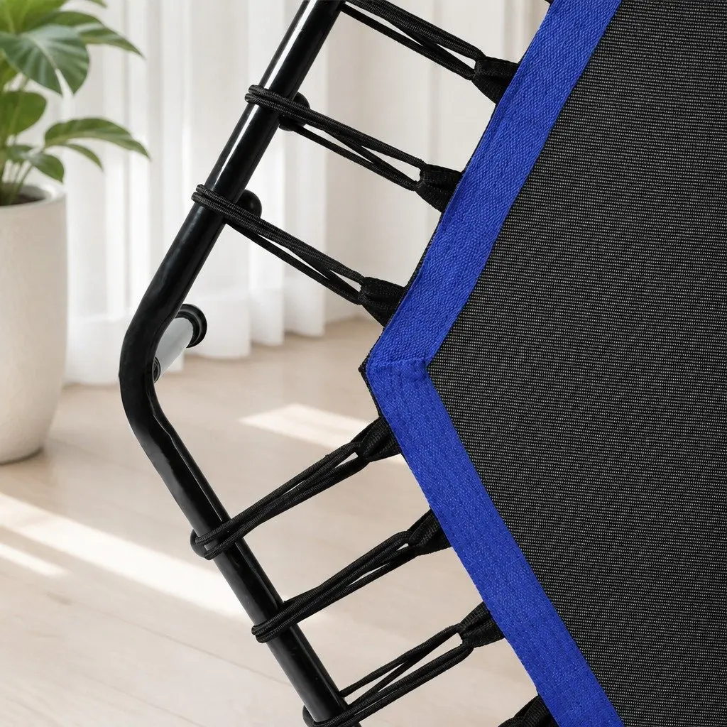 Mini Trampoline 48 Inch Rebounder Adult Fitness Workout Bouncer Adjustable