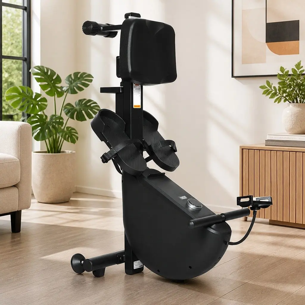 Rowing Machine Home Fitness Self-Powered Electric Telescopic Rail Magnetic Resistance