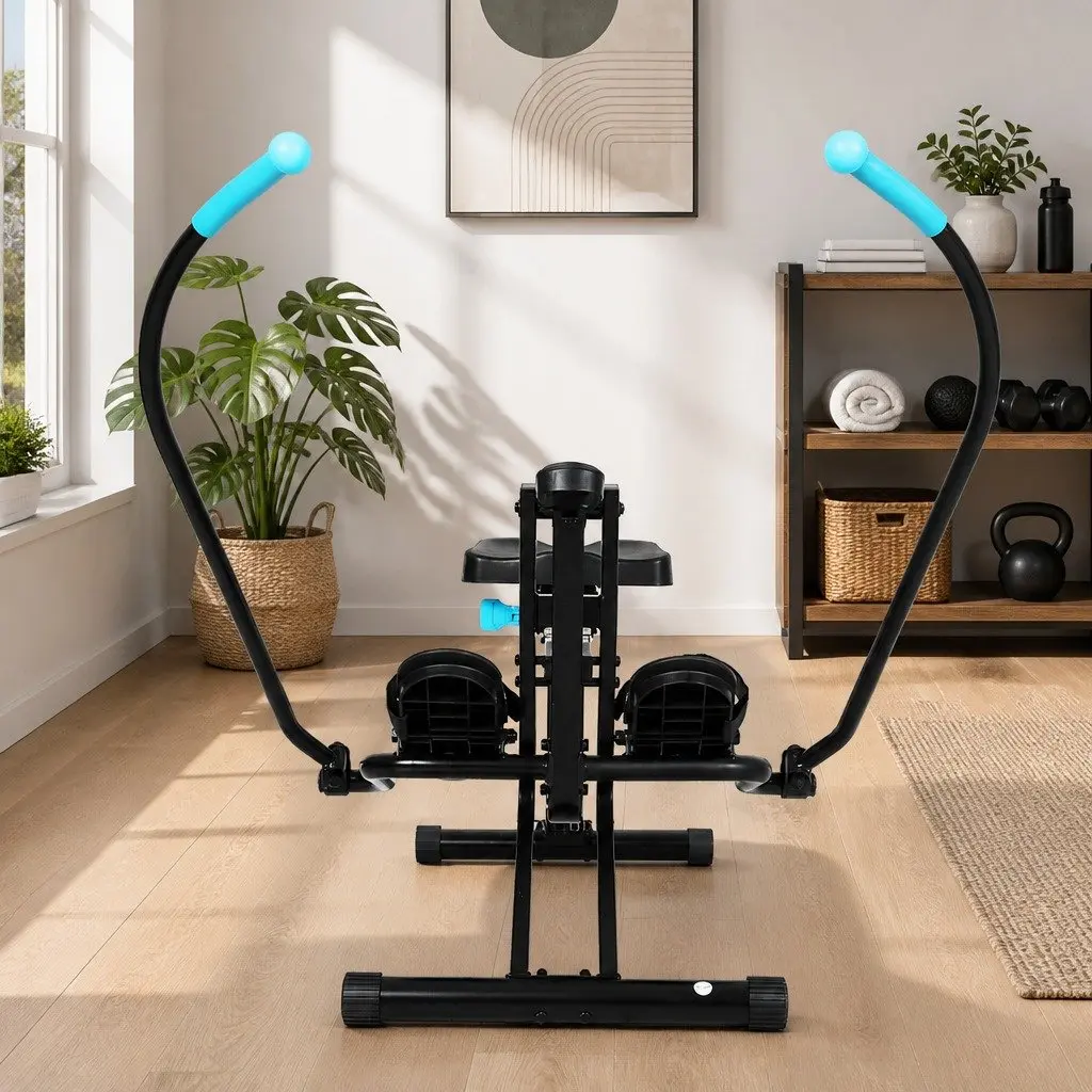 2-in-1 Rowing Machine and Leg Press