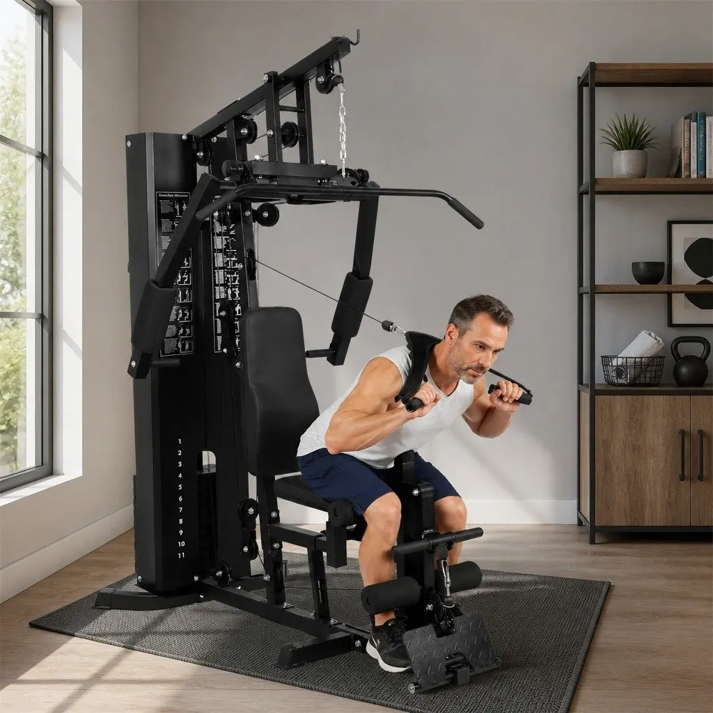 All-in-One Home Gym Equipment Multi-Station Strength Training Machine 60kg