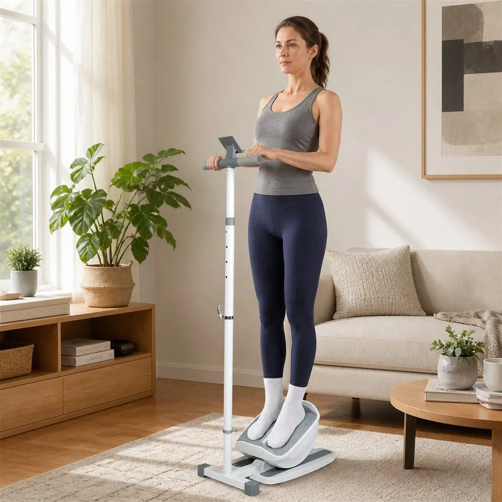 Adjustable Incline Slant Board Leg Stretcher Home Fitness Exercise 55cm x 31cm x 134cm