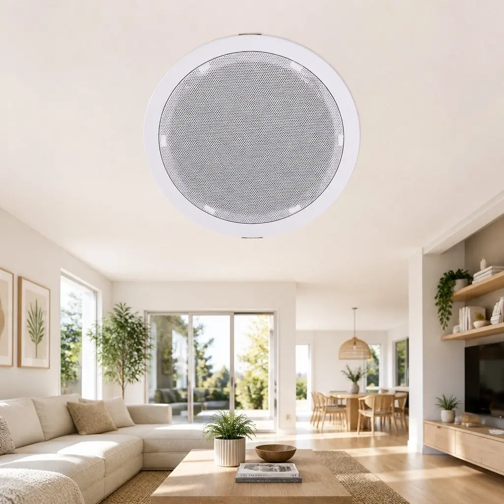 6 Inch Ceiling Speaker In Wall Home Audio Stereo Tweeter White 6 Pack Set