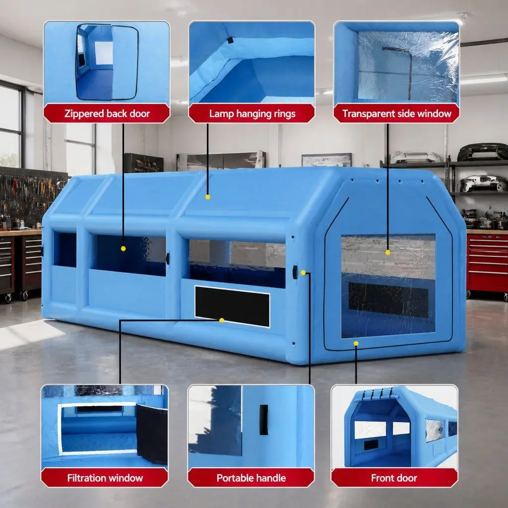 Inflatable Spray Paint Booth 10x5x3.5m