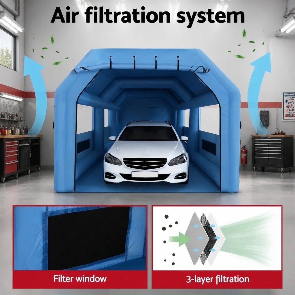 Inflatable Spray Paint Booth 10x5x3.5m