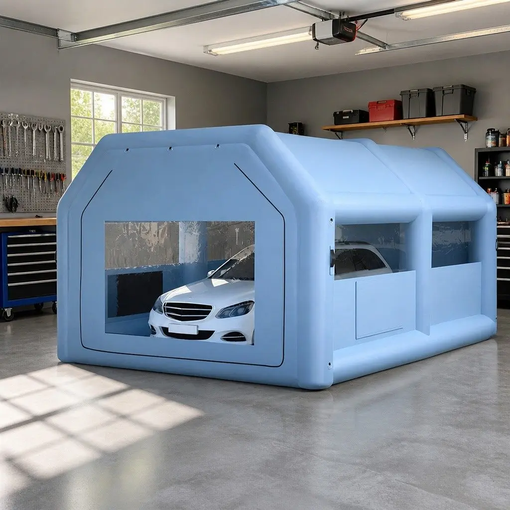 Inflatable Spray Paint Booth for Automotive Use 6x4m